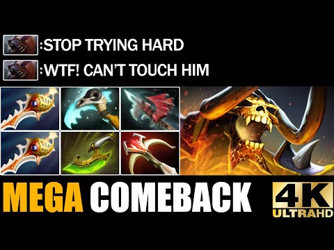 Isane Burning Arrow Damage 2X Divine Rapier Clinkz Defend Mega Creeps - Epic Comeback 7.28 Dota 2