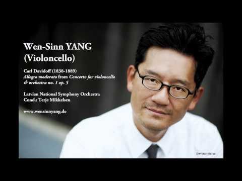 Wen-Sinn YANG plays Davidoff Cello concerto no. 1, mov. 1 (Allegro moderato)