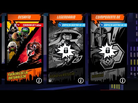 Tortugas Ninja Leyendas Desafío Fuerzas de la naturaleza