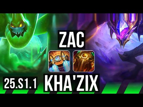 ZAC vs KHA'ZIX (JGL) | 5/0/10 | JP Challenger | 25.S1.1