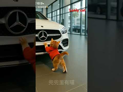 suvan allah,  this cat alone but working good #viralshorts #viralvideo #youtubeshorts #cat