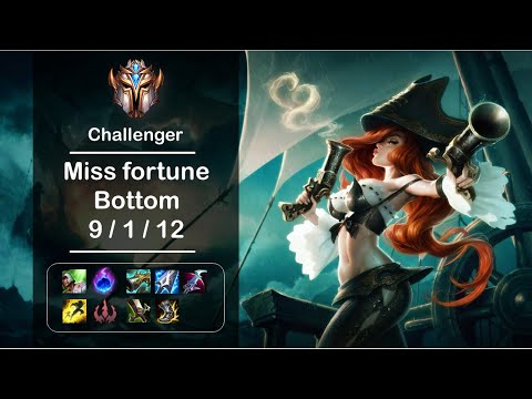[4K] LOL Challenger Miss fortune Bottom (9/1/12) Ep363