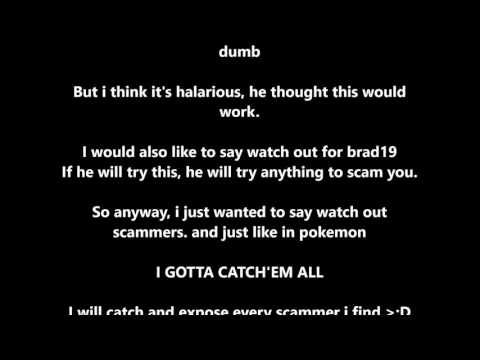 Scammer on Roblox Again GOTTA CATCH'EM ALL