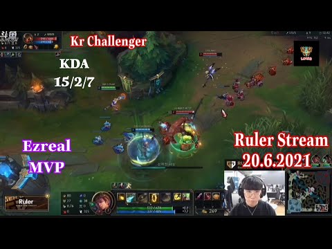 Gen G Ruler Stream - MVP Ezreal vs Kaisa Botlane in Kr Challenger