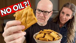 Testing Ela Vegan's Viral High Protein Lentil Crackers but Oil Free | Family Review