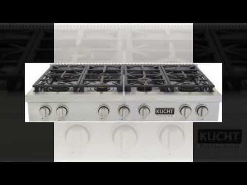 Kucht 48 Inch" Liquid Propane Rangetop with 7 Sealed Burners