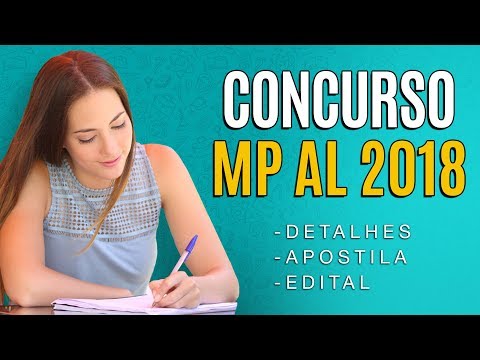 Concurso MP AL 2018 - Edital, Inscrição e Apostila!