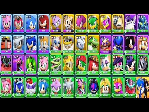 Sonic Forces Speed Battle - 47 Chracters Unlocked: Sir Lancelot v Excalibur vs Punk Zazz v Dj Vector