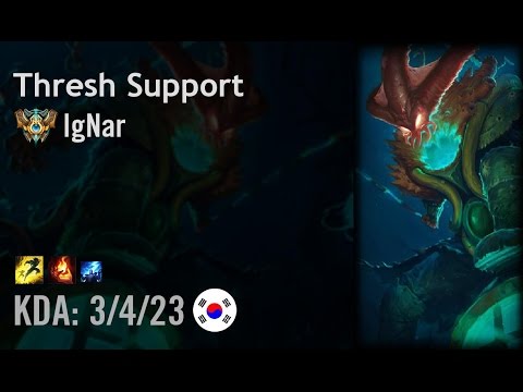 Thresh Support vs Alistar - IgNar - KR Challenger Path 6.4
