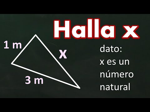 Halla el lado desconocido del triángulo. ¡Casi sin cálculos!