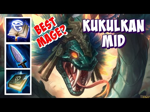 BEST MAGE IN SMITE SEASON 9? KUKULKAN MID SMITE GAMEPLAY