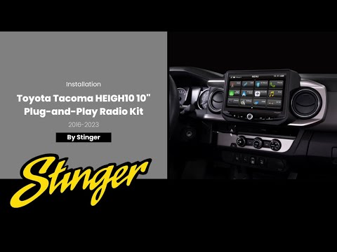 Stinger HEIGH10 - RB10TAC16B for 2016-2023 Tacoma-video