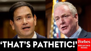 All Hell Breaks Loose When Van Hollen Tells Sec. Rubio To His Face, He Regrets Voting To Confirm Him