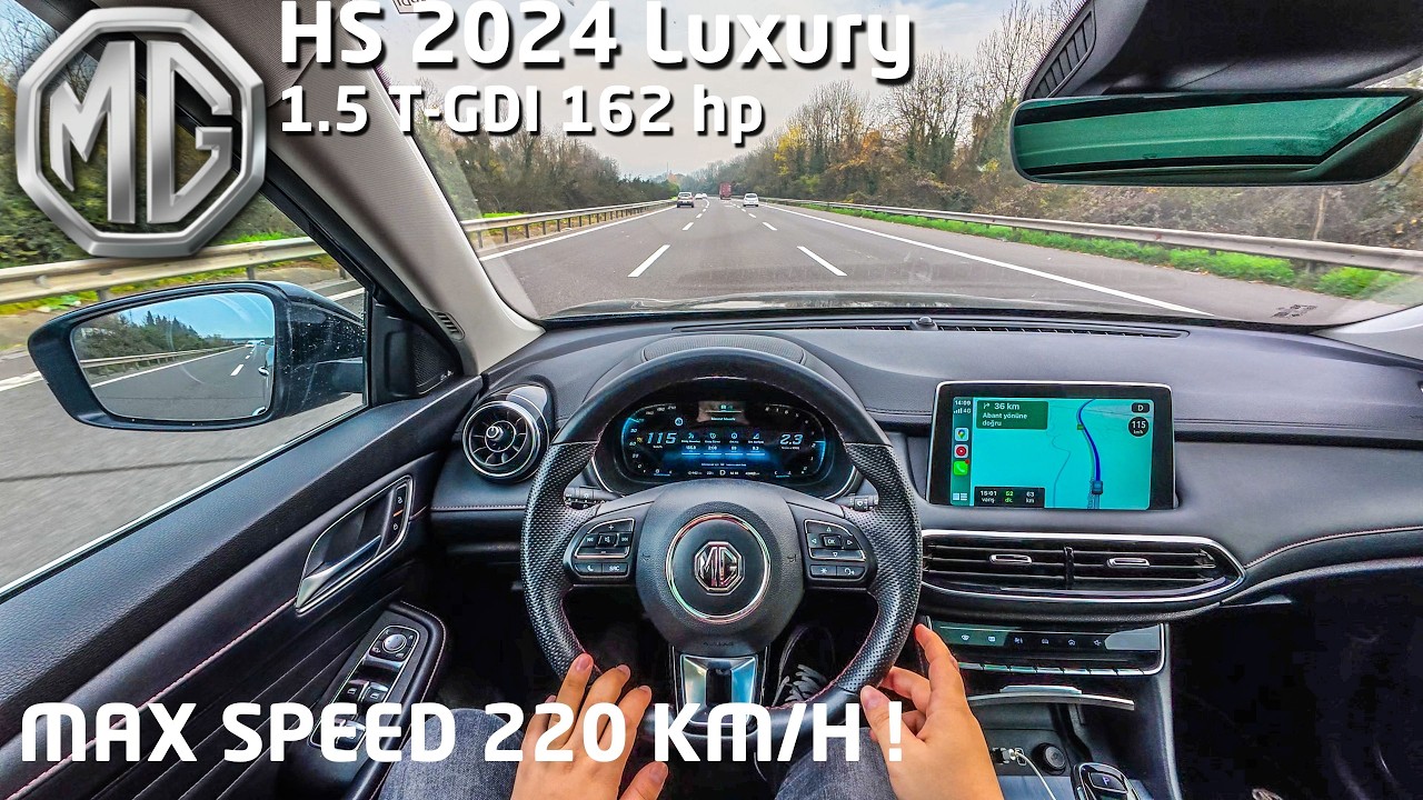 2024 MG HS 1.5 T-GDI (162 HP) | POV Test Drive | Top Speed & Acceleration | 4K 60FPS