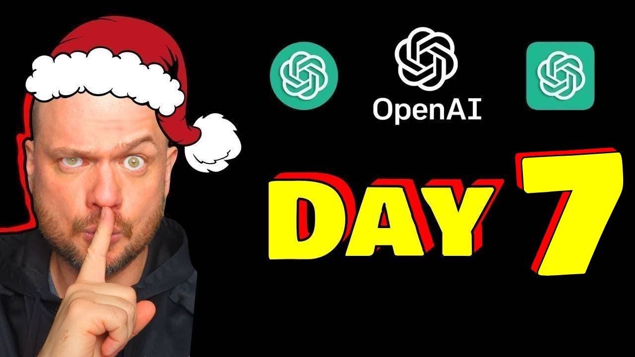 [DAY 7] OpenAI Live Stream | 12 days of OpenAI Releases and Demos 🎅❄️🎄