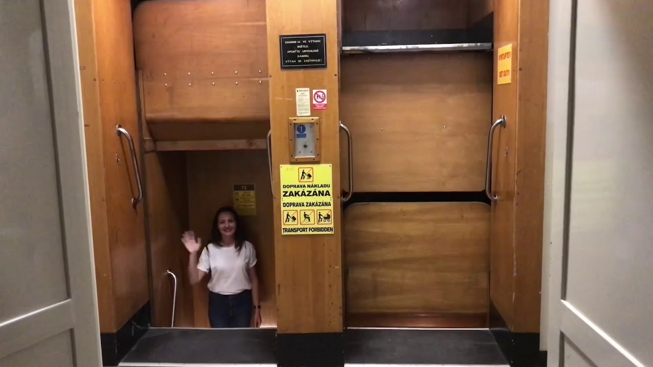 Paternoster - dangerous elevator in Prague