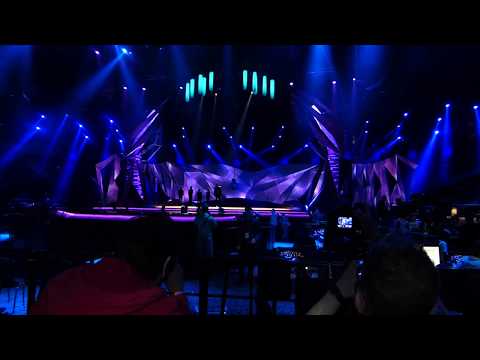 Lithuania countdown for 2nd rehearsal - Andrius Pojavis - "Something"