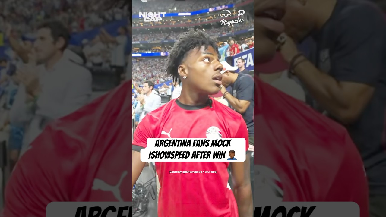 #Argentina fans doubled down as they were seen yelling racial slurs at #iShowSpeed 🤦🏾‍♂️ #Nightcap