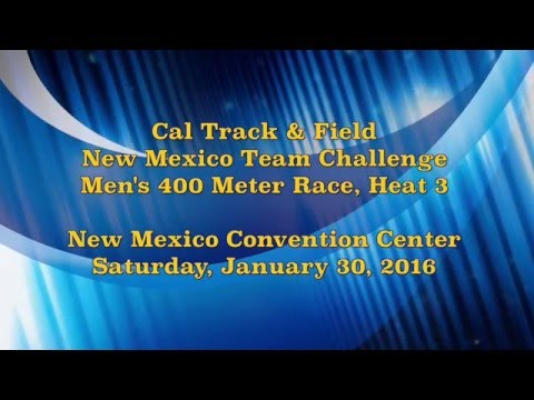 New Mexico Team Challenge, Men's 400 Meter Race, Heat 3