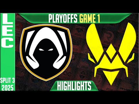 TH vs VIT Highlights Game 1 | LEC Playoffs Split 3 2025 | Team Heretics vs Team Vitality
