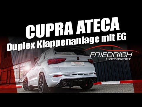 Friedrich Motorsport Sportauspuff  -  Cupra Ateca Facelift  -  76mm Klappenanlage Duplex
