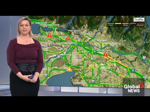 Katelin Owsianski - Global BC - Traffic Report - Friday, March 31, 2023. #traffic #trafficupdates