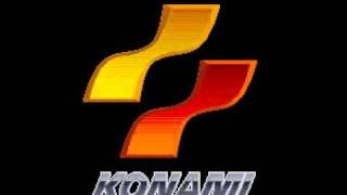 Konami logo - Super NES  Purple Laser 