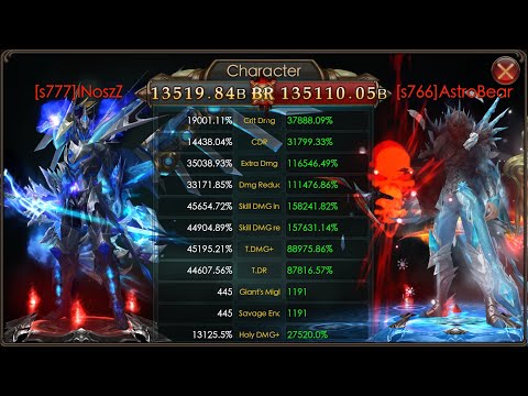 Legacy of Discord - 13T vs 135T test