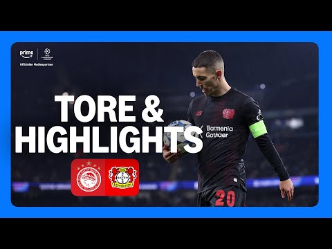 UEFA Champions League Olympiacos vs Bayer 04 Leverkusen | Highlights und Tore