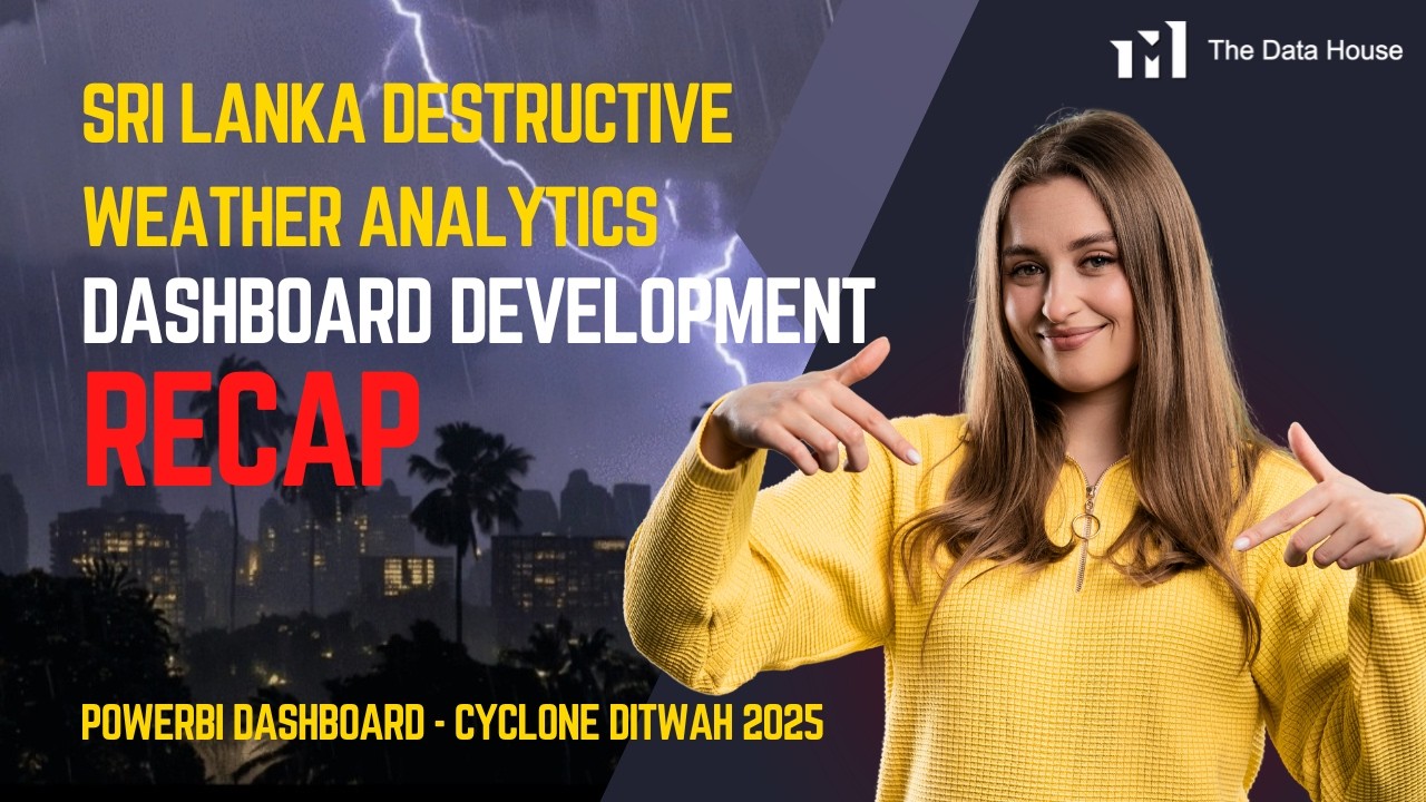 Dashboard Development Recap | Sri Lanka Destructive Weather Analytics Dashboard Cyclone Ditwah 2025