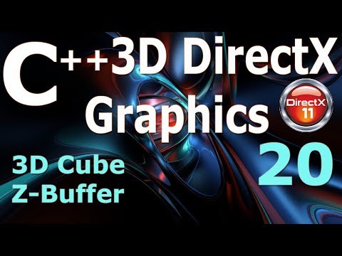 C 3D DirectX Tutorial 3D Cube Z buffer