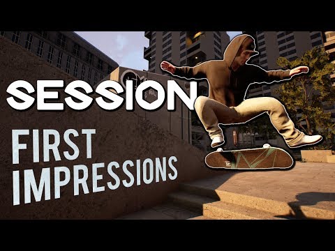 Gameplay de Session: Skateboarding Sim Game