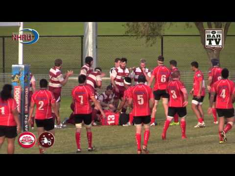 2015 NHRU Round 15 Premier 1 Highlights - Waratah v University