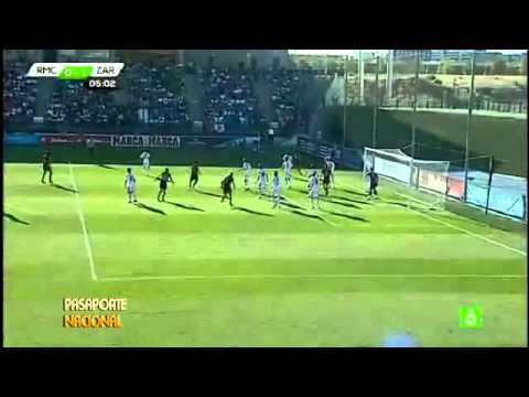 Gol Ángelo Henríquez - Zaragoza-RM Castilla [21-09-2013]
