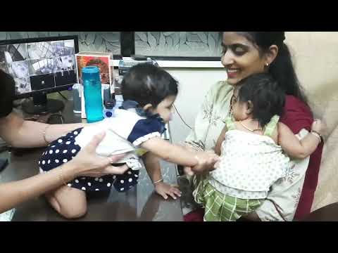 Samanvi's vaccination Vlog 2 Part - 1 #Hospital