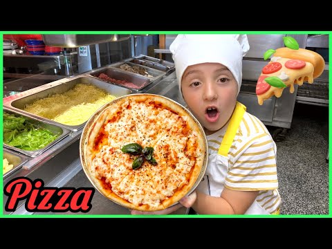 Oliver and Lucas Learn to COOK Pizza 🍕 The Ultimate Pizza Making Experience 🧑‍🍳 Kids Cooking