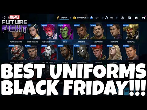 BEST UNIFORMS TO GET ON BLACK FRIDAY!!!