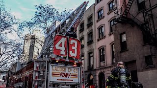 [ Manhattan 10-75 Box 682 ] Fire on the First Floor of a 4 Story  Multiple Dwelling