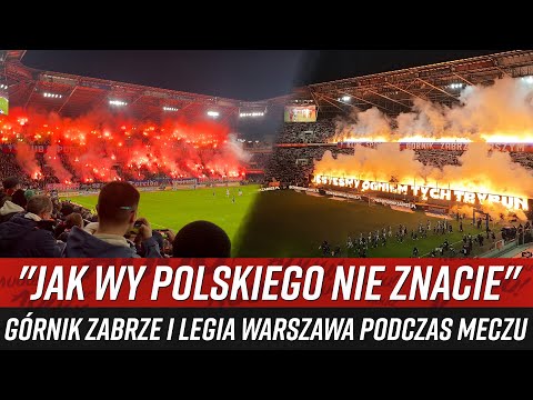 "JAK WY POLSKIEGO NIE ZNACIE" - Górnik Zabrze i Legia Warszawa podczas meczu (05.10.2025)