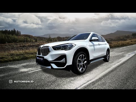 BMW X1 X-LINE 2021 NEW MODEL WHITE ON BLACK PANORAMIC