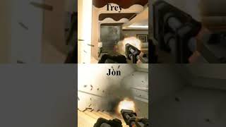 Death Machine Fight | Call Of Duty Black Ops 2 #sharpshooter #minigun #cod #shorts