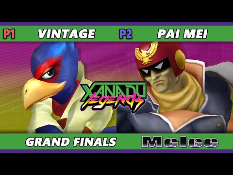 Xanadu Legends GRAND FINALS - Vintage (Marth, Falco) Vs. Pai Mei (Captain Falcon, Fox) Smash Melee