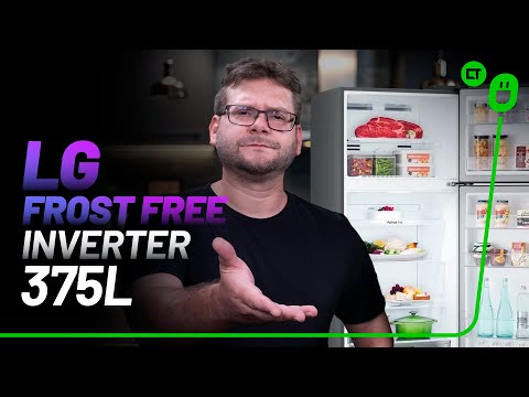 The best grandma-looking refrigerator we've ever seen! LG Frost-Free Inverter 375L