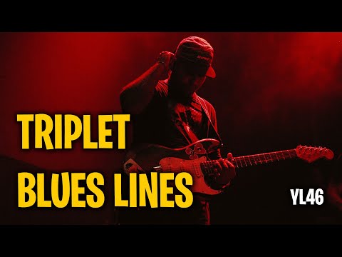 Learn a cool triplet based blues lick - YL46