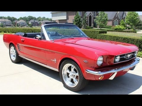 1966 Ford Mustang Convertible Restomod Classic Muscle Car for Sale in MI Vanguard Motor Sales