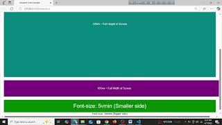 07. CSS vw, vh, vmin, vmax Explained Easily | CSS Responsive Units Tutorial