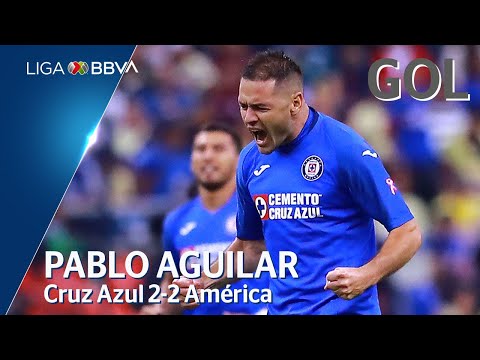 Gol de P. Aguilar | Cruz Azul 2 - 2 América | Liga BBVA MX - Apertura 2019  - Jornada 13