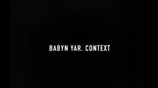 BABI YAR. CONTEXT/R02/THE FLOOD. A film by SERGEI LOZNITSA