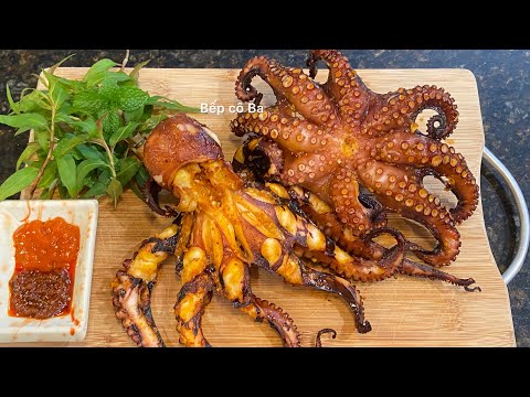 Cách làm bạch tuộc nướng sa tế thơm ngon