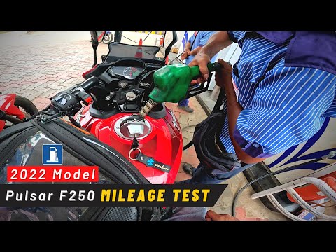 2022 Bajaj Pulsar F250 Real Mileage Test ⛽️ - Full Tank to Full Tank I @SouRikMotoworld